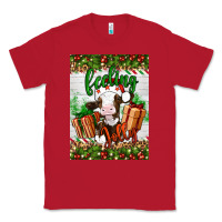 Red Christmas feeling jolly cow Classic Tee - Artiststas