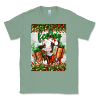 Sage Christmas feeling jolly cow Classic Tee - Artiststas