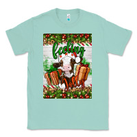 Seafoam Christmas feeling jolly cow Classic Tee - Artiststas