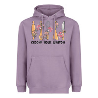 Lavender choose your weapon Heavyweight Hoodie - MaliasSmallBusiness