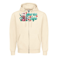 Sandshell nurse life gnomies Zipper Hoodie - BarkalooDesign