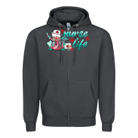 Smoke nurse life gnomies Zipper Hoodie - BarkalooDesign