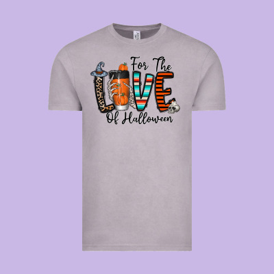 For The Love Of Halloween Vintage Tee Designed By Cowhidedigitalart