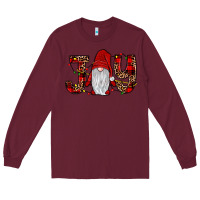 Burgundy joy gnome Long Sleeve Tee - JahusDesignShop