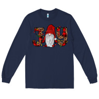Navy joy gnome Long Sleeve Tee - JahusDesignShop