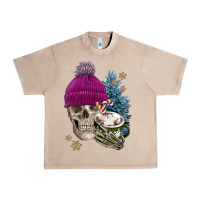 French Oak winter skeleton skull Urban Heavy Tee - FaDigitalArtStudio