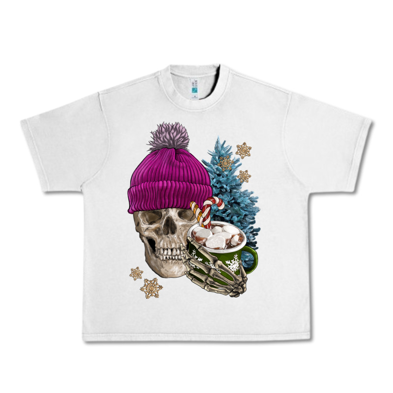 Winter Skeleton Skull Urban Heavy Tee by FaDigitalArtStudio | Teevron