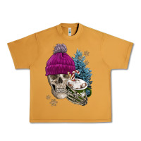 Peanut Butter winter skeleton skull Urban Heavy Tee - FaDigitalArtStudio