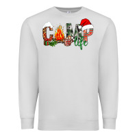 Dove Grey christmas camp life Premium Sweatshirt - NancyCooperArtShop