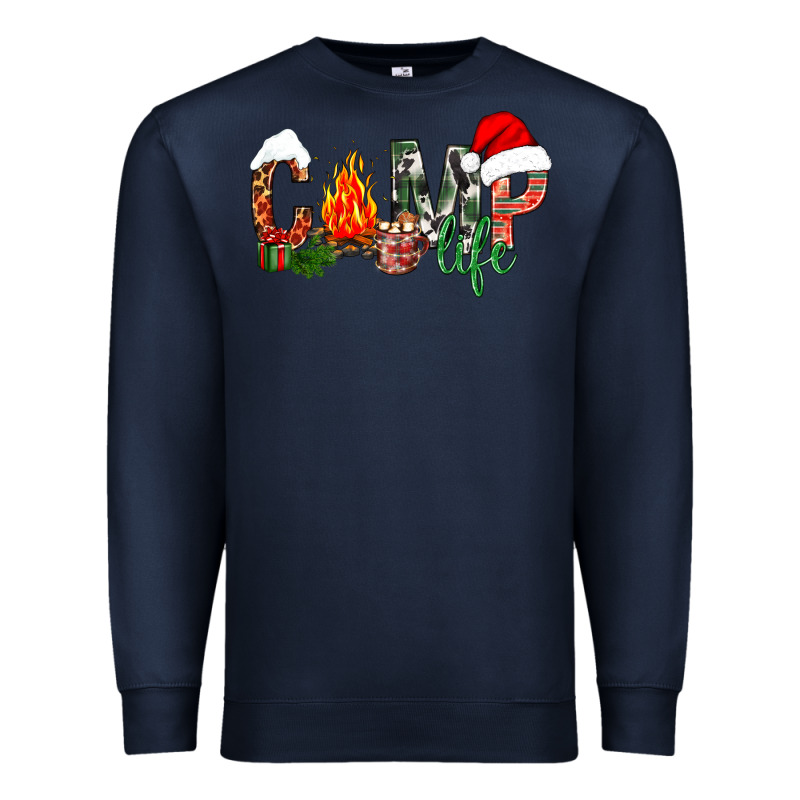 Christmas Camp Life Premium Sweatshirt by NancyCooperArtShop | Teevron