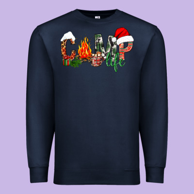 Christmas Camp Life Premium Sweatshirt Designed By Nancycooperartshop