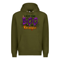 Army Green I put the Boo in Boujie Premium Hoodie - RacoonDesign