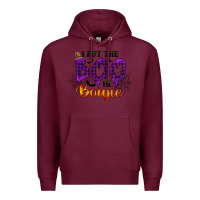 Burgundy I put the Boo in Boujie Premium Hoodie - RacoonDesign