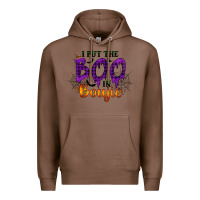 Chestnut I put the Boo in Boujie Premium Hoodie - RacoonDesign