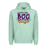 Seafoam I put the Boo in Boujie Premium Hoodie - RacoonDesign