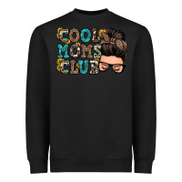 Black cool moms club messy bun Heavyweight Sweatshirt - Zillion Design Studio