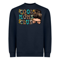 Navy cool moms club messy bun Heavyweight Sweatshirt - Zillion Design Studio