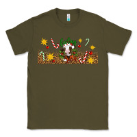 Army Green Christmas feeling jolly cow Classic Tee - Artiststas