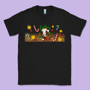 Christmas Feeling Jolly Cow Classic Tee Designed By Artiststas