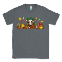 Charcoal Heather Christmas feeling jolly cow Classic Tee - Artiststas