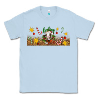 Dusty Blue Christmas feeling jolly cow Classic Tee - Artiststas