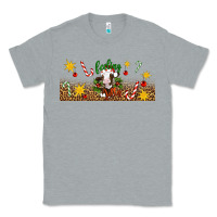 Heather Grey Christmas feeling jolly cow Classic Tee - Artiststas