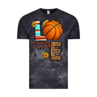 Cloud Black western basketball love Vintage Tee - HRA Design Shop