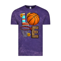 Cloud Purple western basketball love Vintage Tee - HRA Design Shop