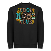 Black cool moms club Heavyweight Sweatshirt - Zillion Design Studio