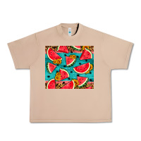 Burro watermelon and sunflowers Urban Heavy Tee - HRA Design Shop