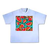 Grape Ice watermelon and sunflowers Urban Heavy Tee - HRA Design Shop