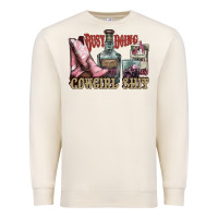 Sandshell busy doing cowgirl shit liquor boots cigarette Premium Sweatshirt - NancyCooperArtShop