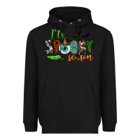 Black it's spooky season Heavyweight Hoodie - NancyCooperArtShop