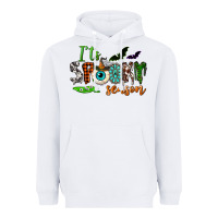 White it's spooky season Heavyweight Hoodie - NancyCooperArtShop