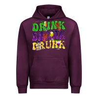 Mauve Wine Drink drank drunk Urban Hoodie - NancyCooperArtShop