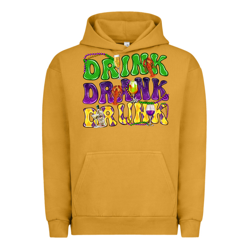 Drink Drank Drunk Urban Hoodie by NancyCooperArtShop | Teevron