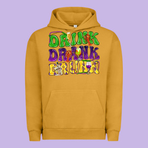 Drink Drank Drunk Urban Hoodie Designed By Nancycooperartshop