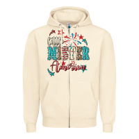 Sandshell little mister america Zipper Hoodie - NancyCooperArtShop