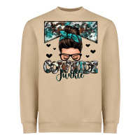 Mushroom cowhide junkie messy bun Heavyweight Sweatshirt - Zillion Design Studio