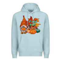 Blue Mist it is fall yall gnome Premium Hoodie - RacoonDesign