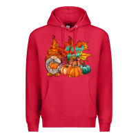 Cardinal it is fall yall gnome Premium Hoodie - RacoonDesign