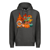 Charcoal Heather it is fall yall gnome Premium Hoodie - RacoonDesign