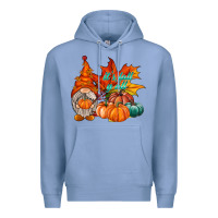 Colony Blue it is fall yall gnome Premium Hoodie - RacoonDesign