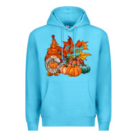 Ocean Blue it is fall yall gnome Premium Hoodie - RacoonDesign