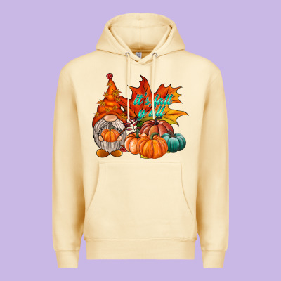 It Is Fall Yall Gnome Premium Hoodie Designed By Racoondesign