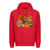 Red it is fall yall gnome Premium Hoodie - RacoonDesign
