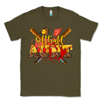 Army Green softball aunt Classic Tee - AdoDesignShop