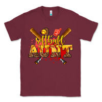 Burgundy softball aunt Classic Tee - AdoDesignShop