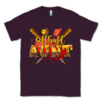 Plum softball aunt Classic Tee - AdoDesignShop