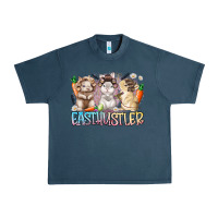 Midnight Navy east hustler Urban Heavy Tee - RacoonDesign